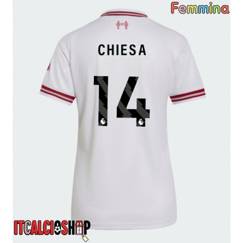 Liverpool Federico Chiesa #14 Seconda Maglia Femmina 2026-27 Manica Corta